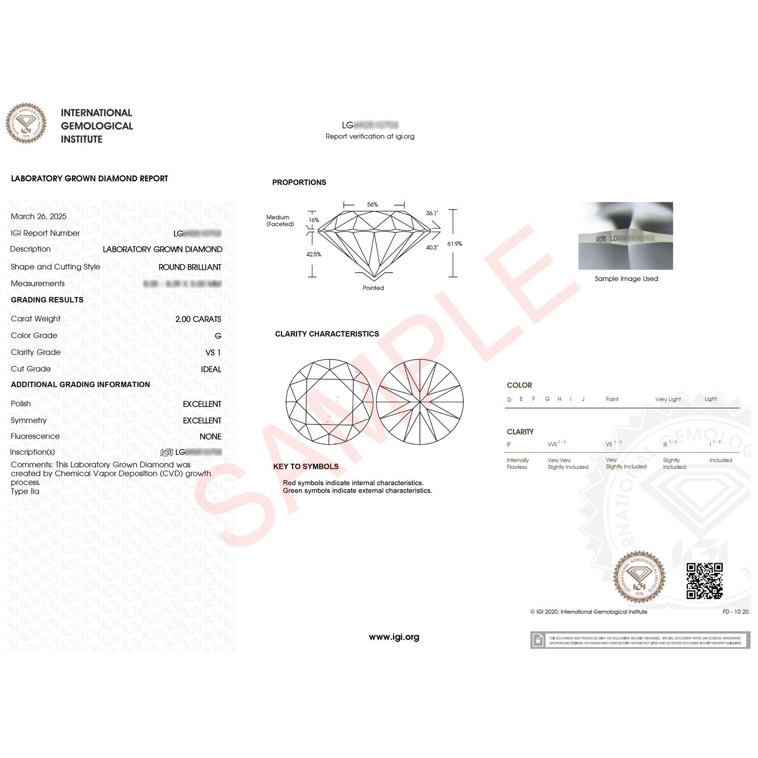 2 Carat Round Lab Grown IGI G/VS1 Diamond Solitaire Ring in 10K Yellow Gold - Image 7