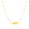 14K Yellow Gold Angel Wing Necklace