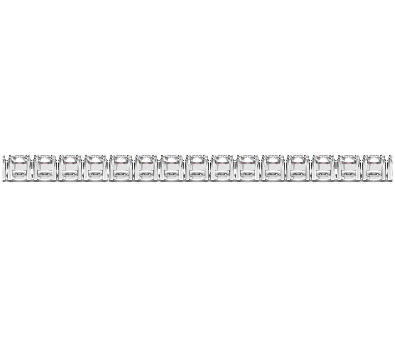 Lab Grown Round Diamond Tennis Bracelet in 14k White Gold (8 cctw F/G VS2/SI1) - Image 3