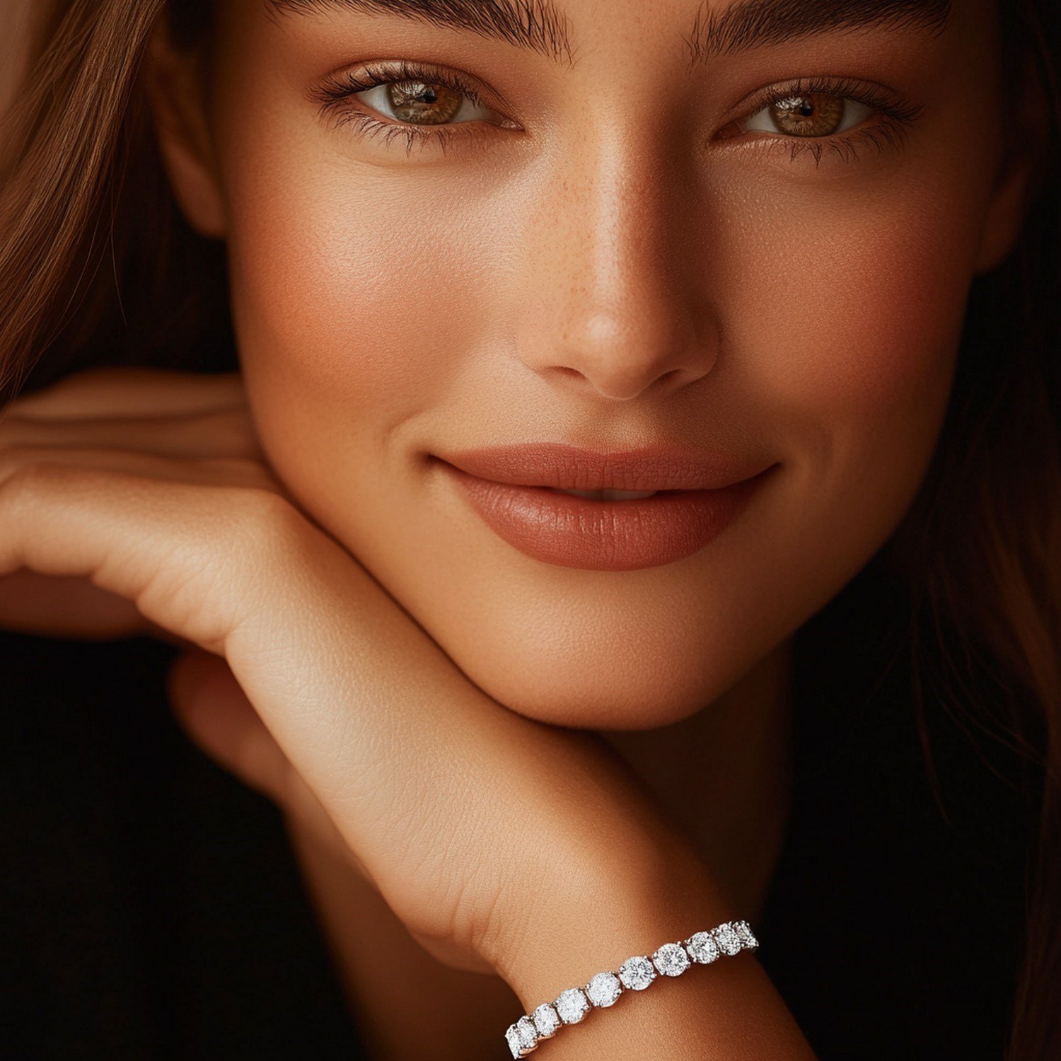 Lab Grown Round Diamond Tennis Bracelet in 14k White Gold (8 cctw F/G VS2/SI1) - Image 5