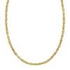 14K Yellow Gold Square Byzantine Chain Necklace (2.00 mm)
