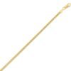 Sterling Silver Yellow Gold Plated Diamond Cut Franco Chain (3.80 mm)
