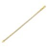 14k Yellow Gold Round Pave Franco Chain (4.00 mm)