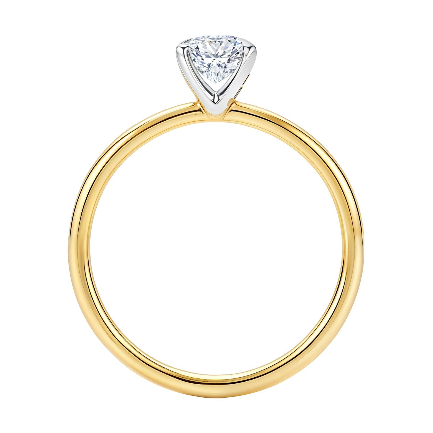 1.50Ct Emerald Lab Grown IGI G/VS1 Diamond Ring in 10K Yellow Gold - Image 4