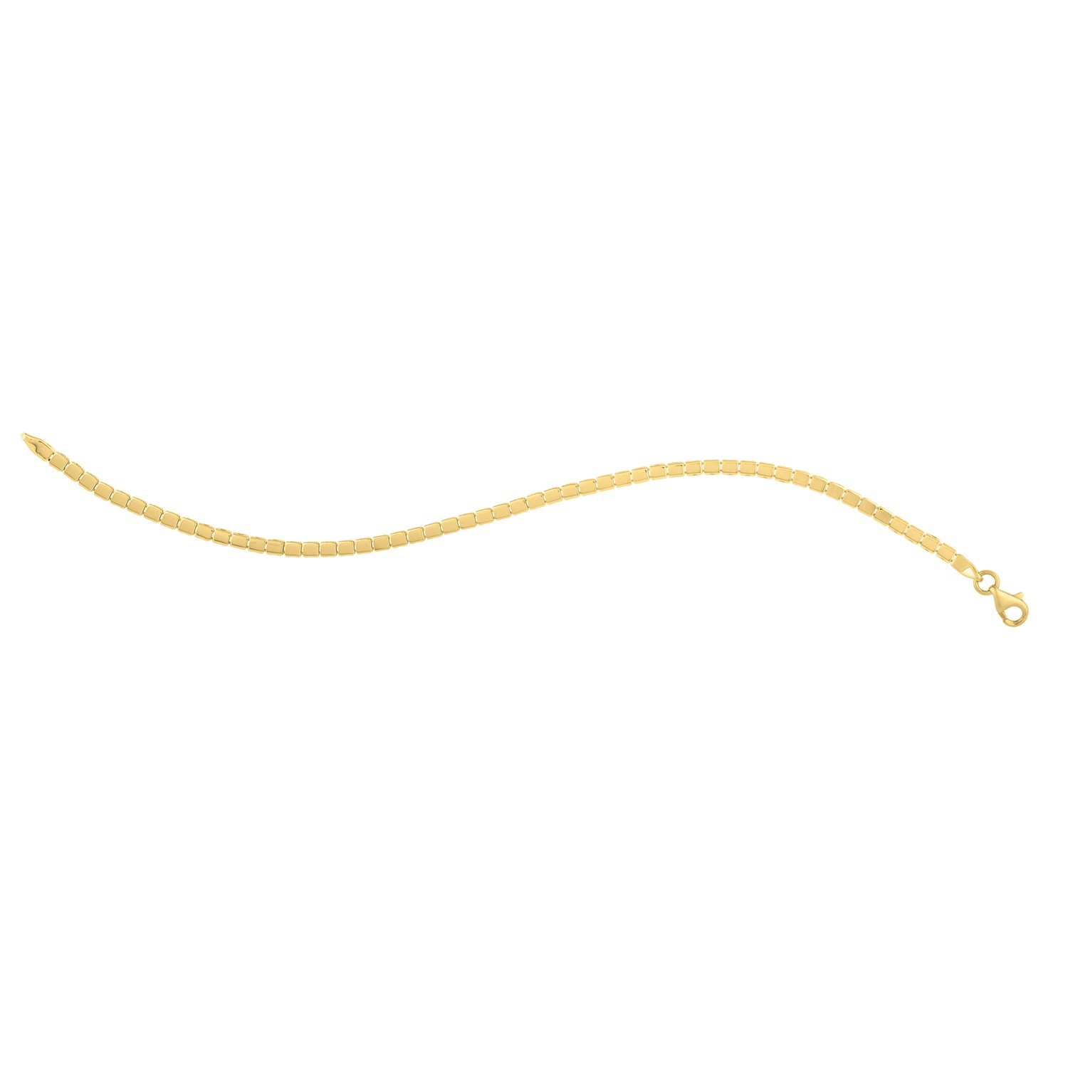 Mini Cube Bracelet in 14K Yellow Gold (2.60 mm) - Image 3