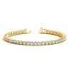 Lab Grown Round Diamond Tennis Bracelet in 14k Yellow Gold (8 cctw F/G VS2/SI1)