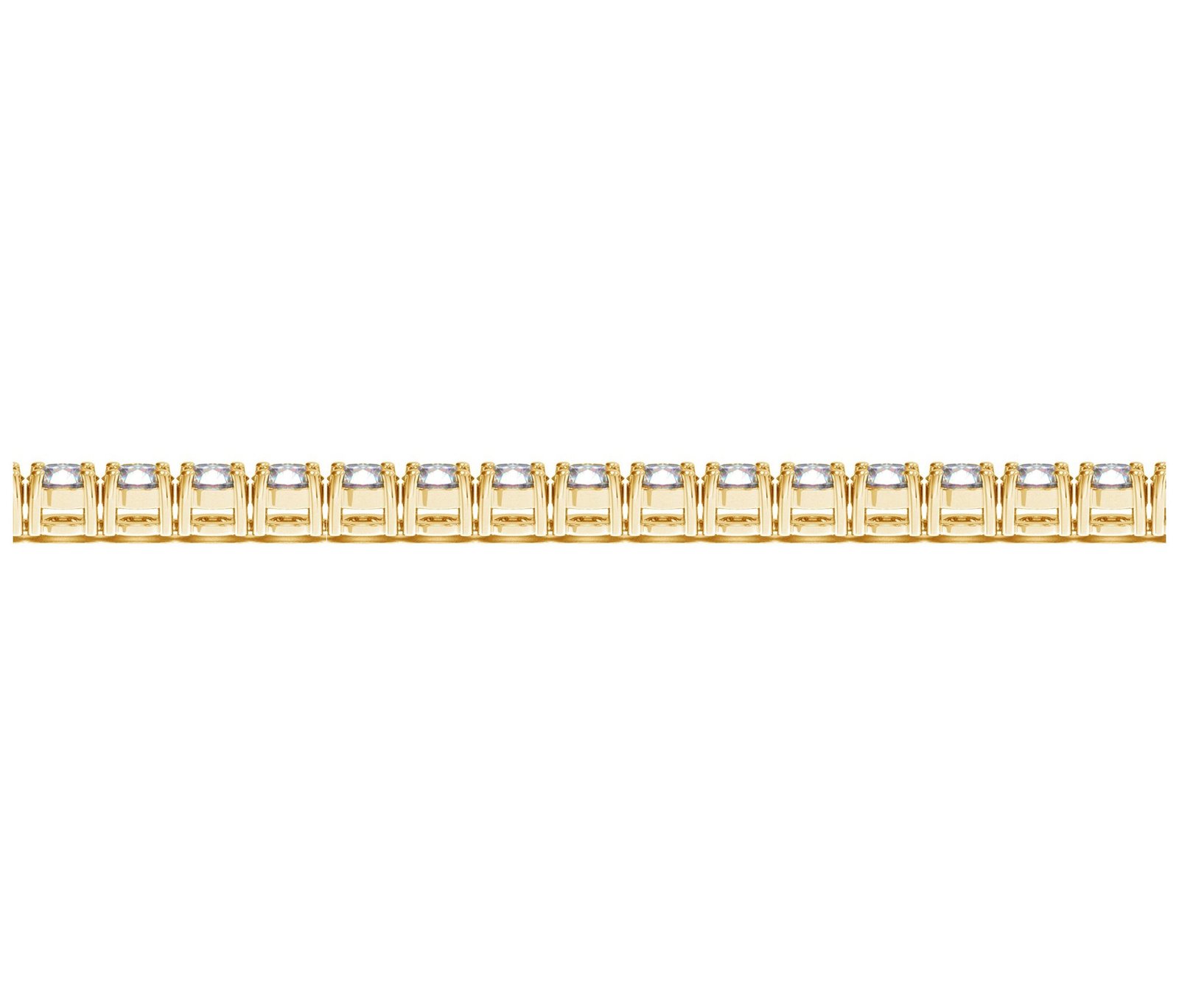 Lab Grown Round Diamond Tennis Bracelet in 14k Yellow Gold (8 cctw F/G VS2/SI1) - Image 3