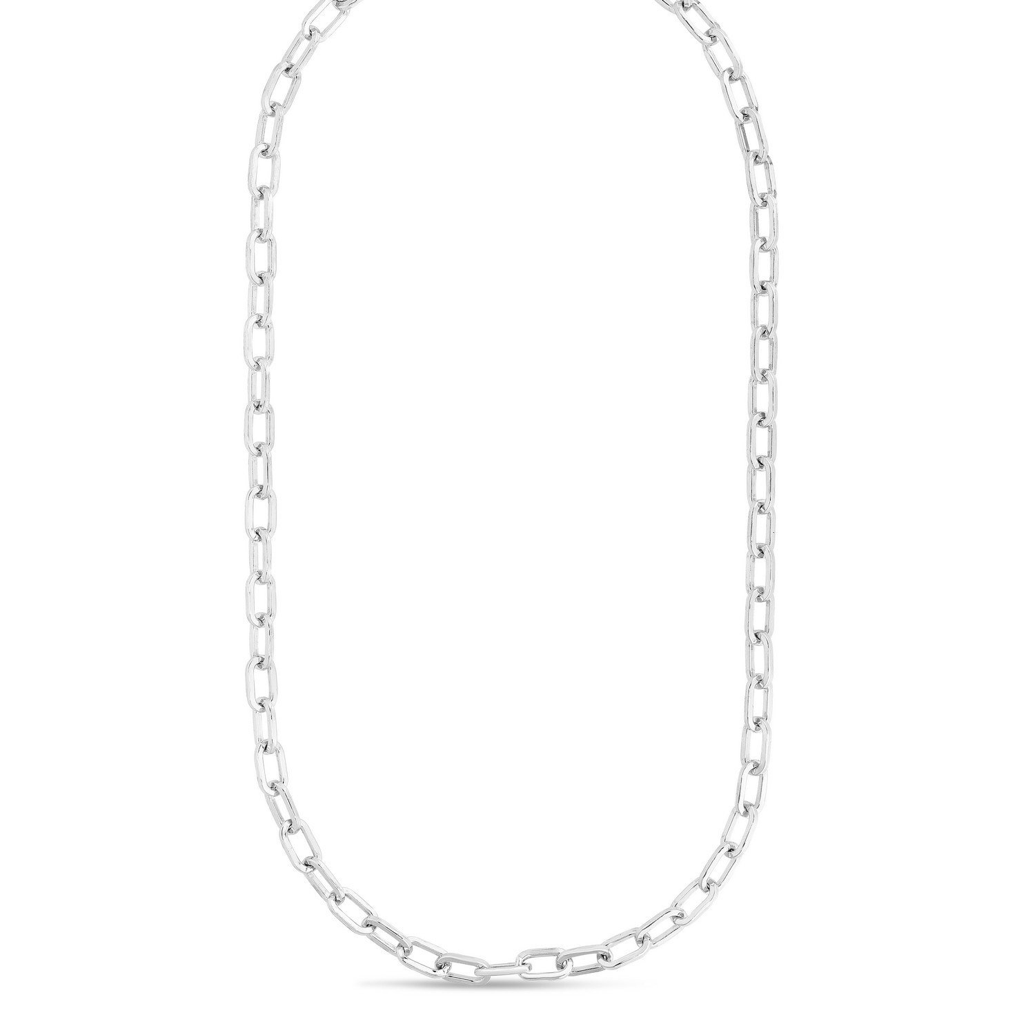 Sterling Silver Squared Paperclip Chain (10.20 mm) - Image 2