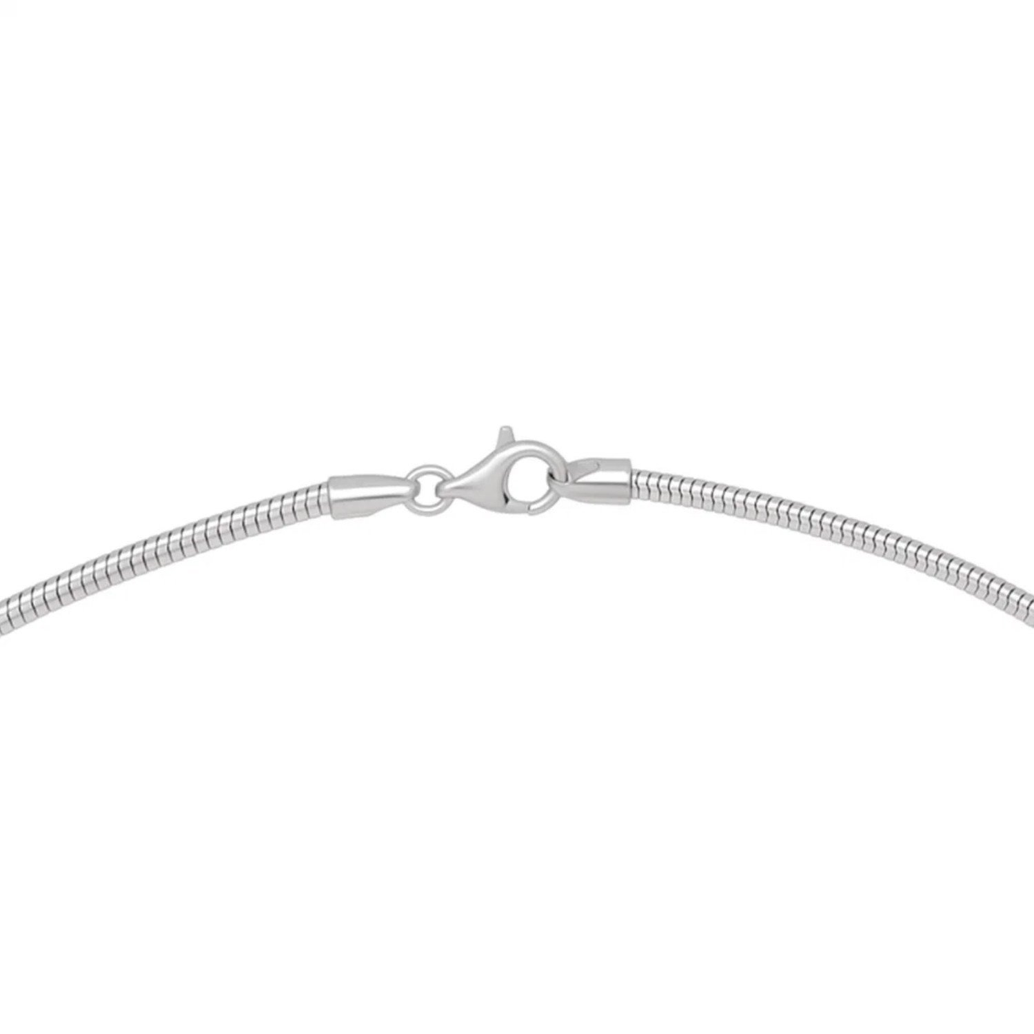 Sterling Silver Rhodium Plated Octagonal Snake Chain (3.00 mm) - Image 7