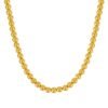 14k Yellow Gold Bead Chain (8mm)