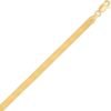 Sterling Silver Yellow Gold Plated Imperial Herringbone Chain (4.20 mm)