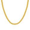 14k Yellow Gold Bead Chain (7mm)