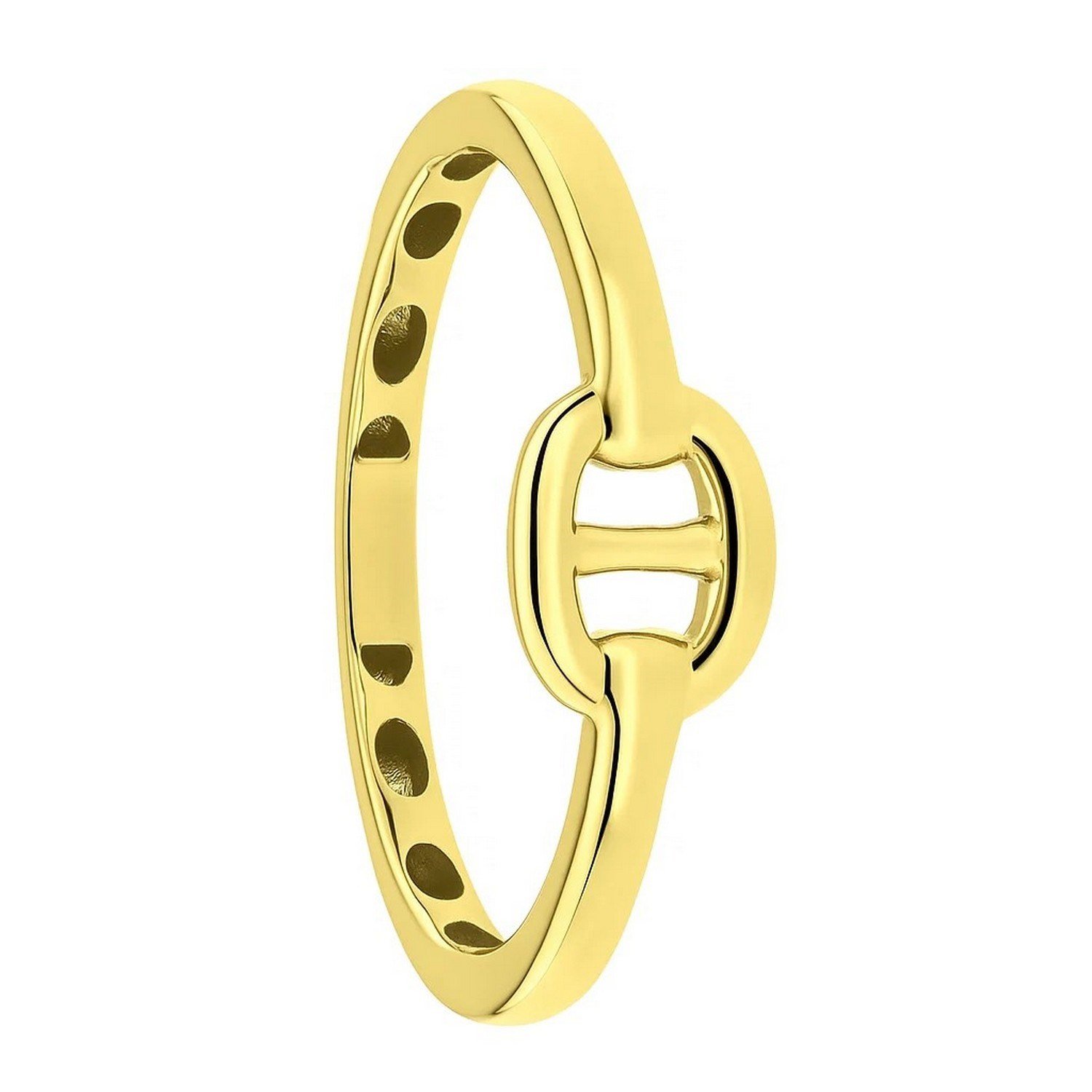 Mariner Link Style Ring in 14K Yellow Gold - Image 3