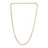 14k Yellow Gold High Polish Mens Fancy Box Necklace (5.0mm)