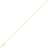 14K Yellow Gold Mini Initial I Bracelet