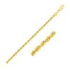 Lite Rope Chain Bracelet in 10k Yellow Gold  (2.50 mm)