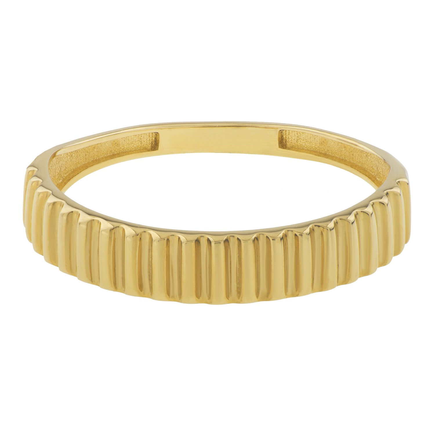 Graduated Ridge Ring in 14K Yellow Gold (1.80 mm) — additional view