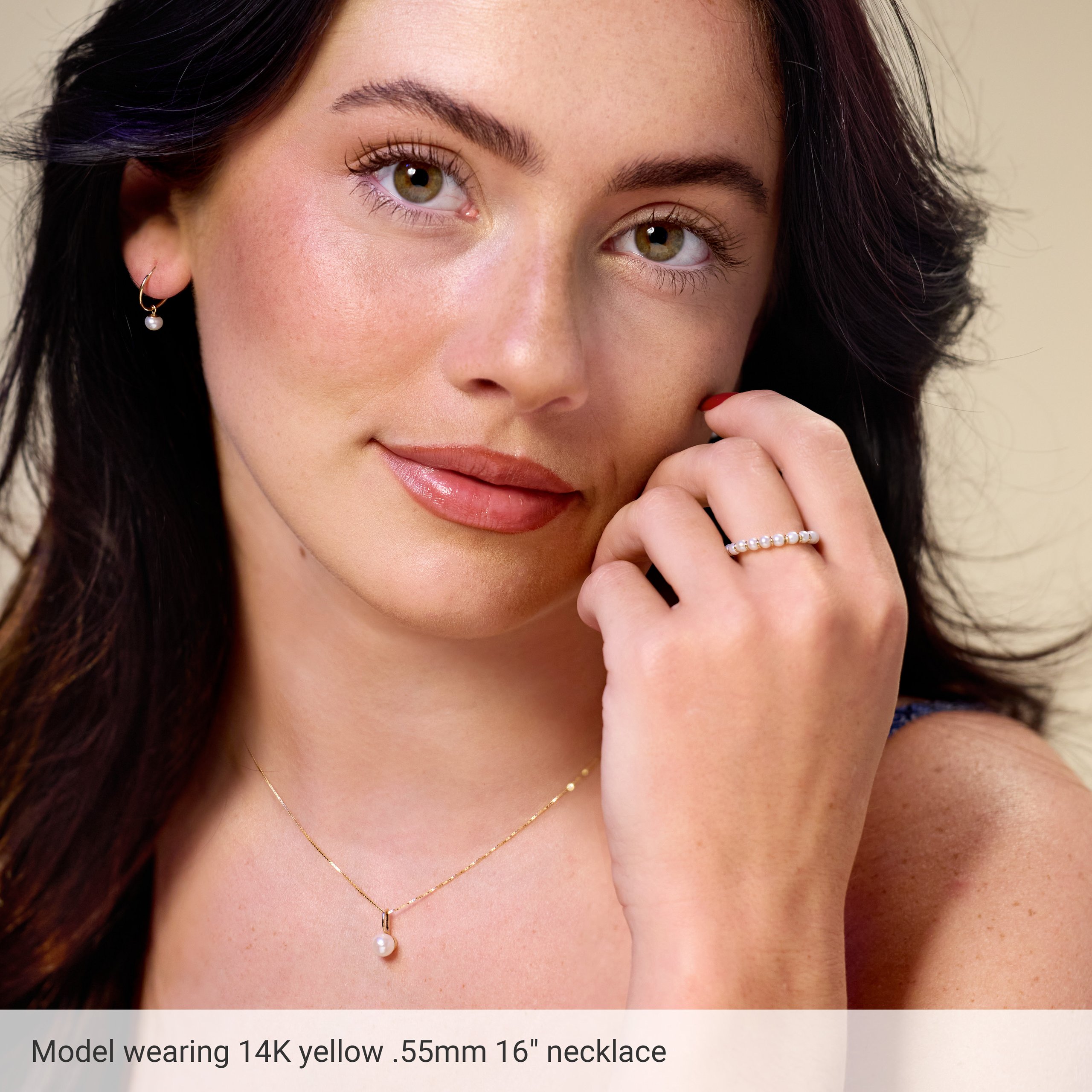 14K Gold 0.55 mm Box Chain