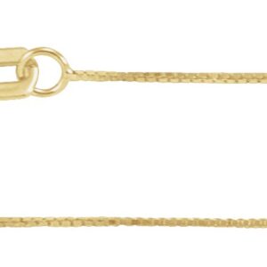 14K Gold 0.55 mm Box Chain