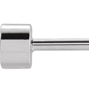 14K White Gold 1/10 ct. tw. Lab-Grown Diamond Micro Bezel-Set Earrings