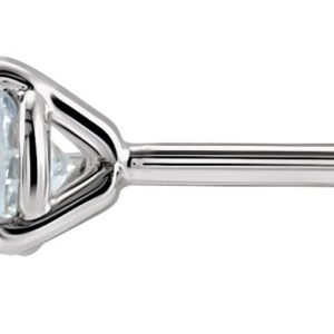 14K White Gold 1/5 ct. tw. Lab-Grown Diamond Stud Earrings