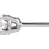 14K White Gold 1/8 ct. tw. Lab-Grown White Diamond Earrings