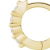 14K Yellow Gold 1/10 ct. tw. Natural Diamond 10.74 mm Hinged Hoop Earrings