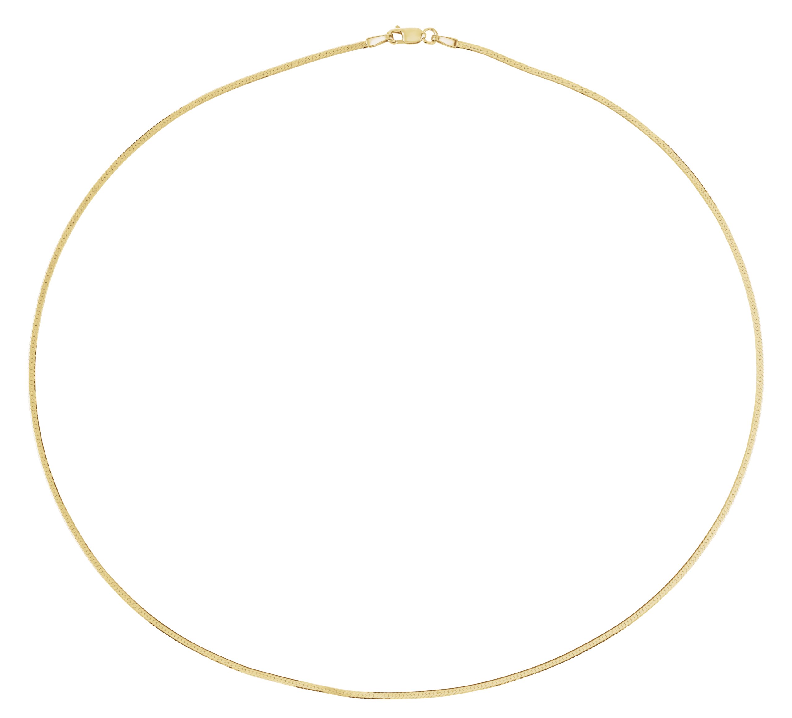 14K Yellow Gold 1.6 mm Herringbone Chain