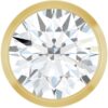 14K Yellow Gold 1 ct. Lab-Grown Diamond Slide Pendant
