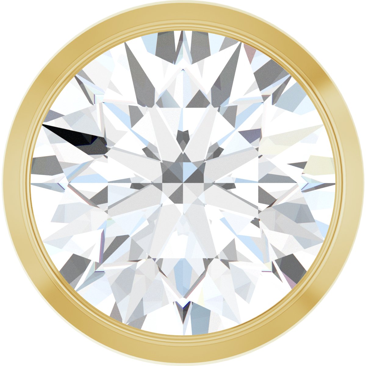14K Yellow Gold 1 ct. Lab-Grown Diamond Slide Pendant