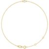 14K Yellow Gold Lab-Grown Diamond 6 1/2-7 1/2" Bracelet