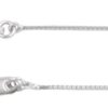 Platinum 0.5 mm Box Chain