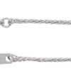 Platinum 0.8 mm Wheat Chain