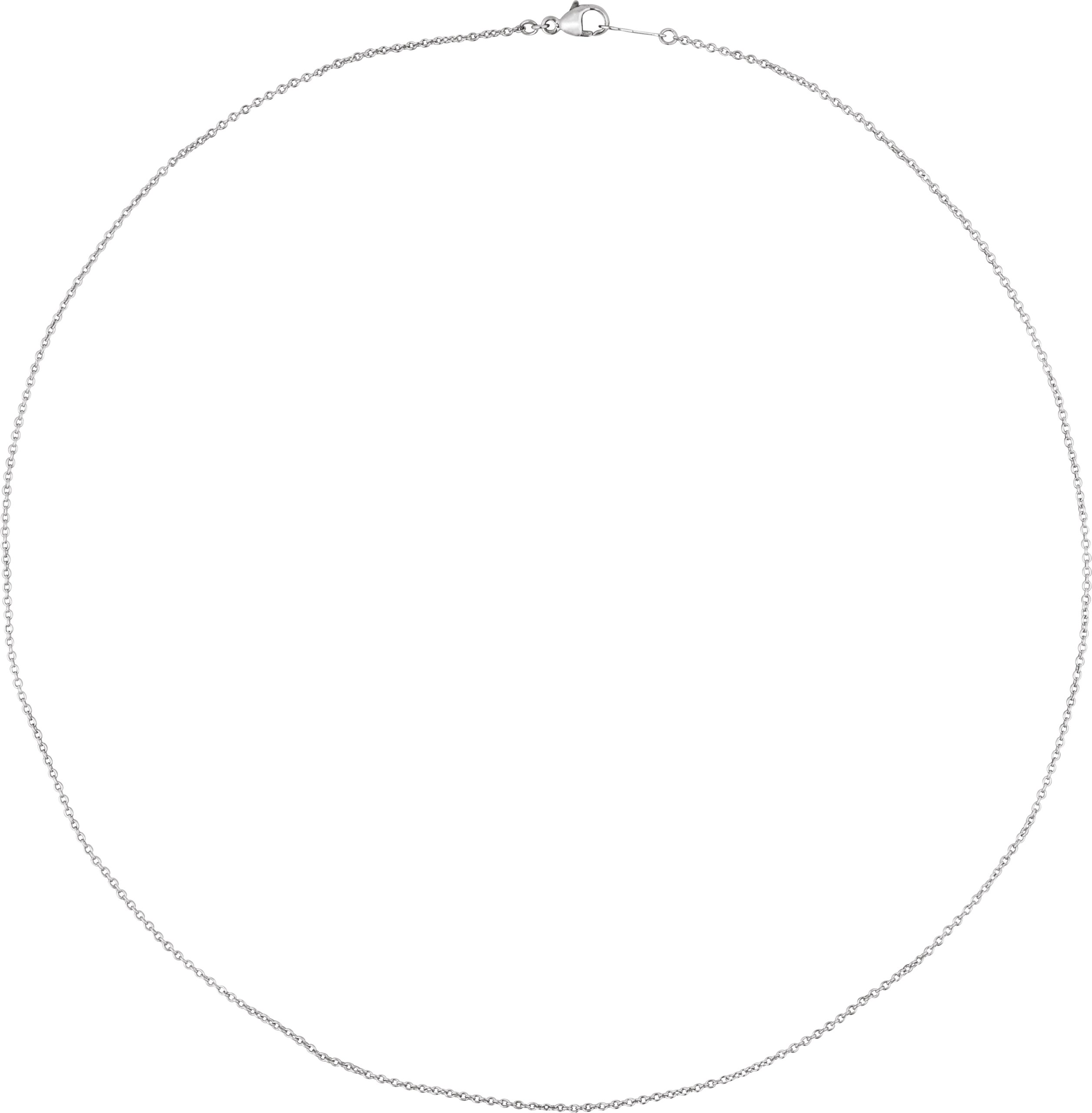 Platinum 1.2 mm Cable Chain
