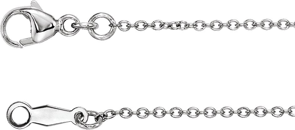 Platinum 1.2 mm Cable Chain