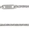 Platinum 1.2 mm Wheat Chain