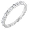 Platinum 1/3 CTW Lab-Grown Diamond French-Set Anniversary Band