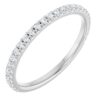 Platinum 1/4 CTW Lab-Grown Diamond Anniversary Band, Round 1.3 mm Stones