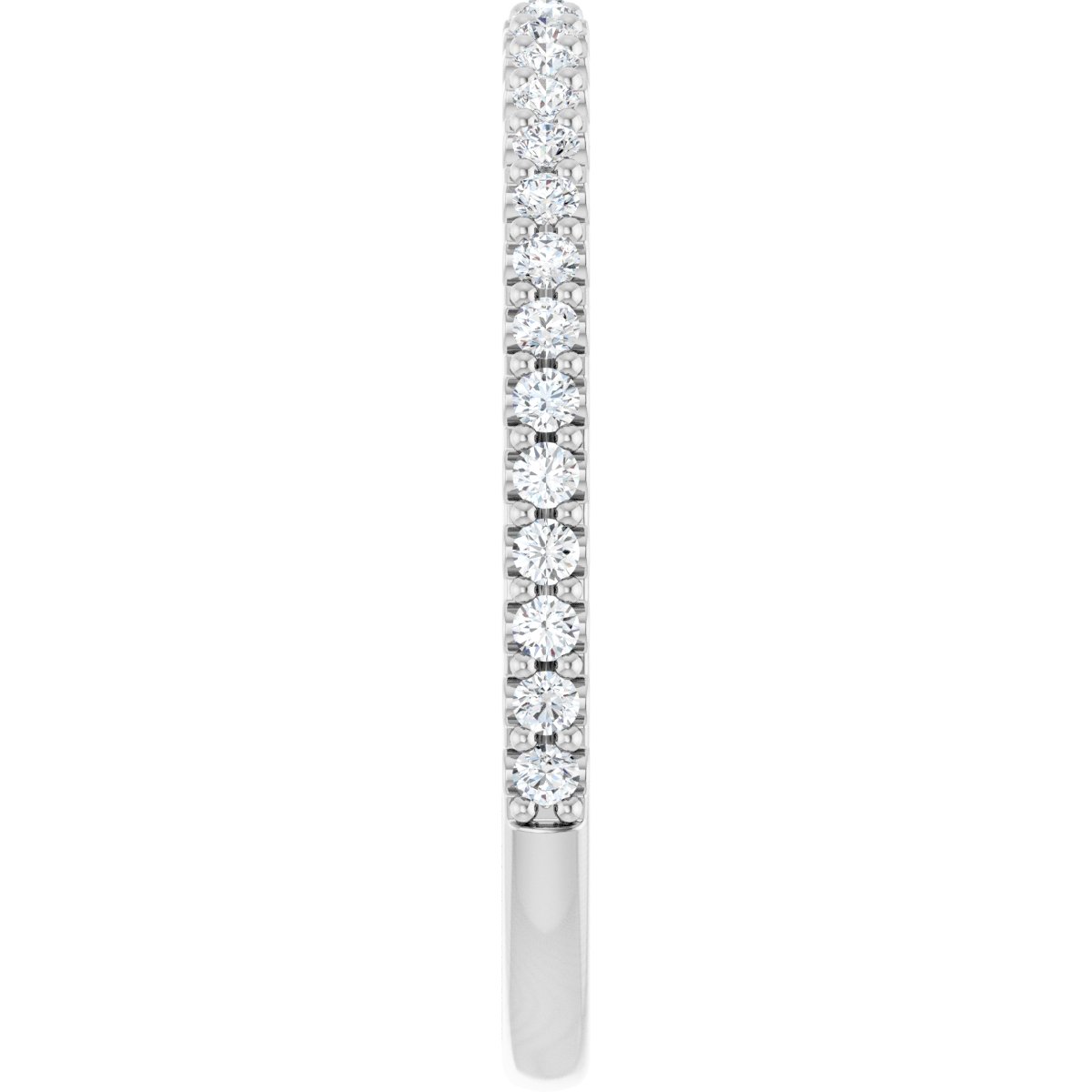 Platinum 1/4 CTW Lab-Grown Diamond Anniversary Band, Round 1.3 mm Stones