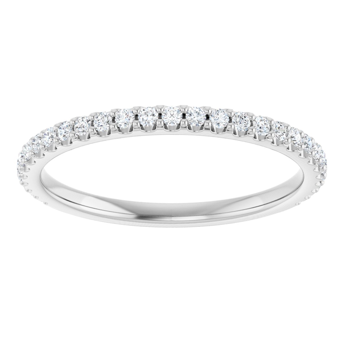 Platinum 1/4 CTW Lab-Grown Diamond Anniversary Band, Round 1.3 mm Stones