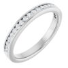 Platinum 1/4 CTW Lab-Grown Diamond Anniversary Band, Round 1.5 mm Stones