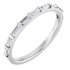 Platinum 1/4 CTW Natural Diamond Anniversary Band