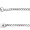 Platinum 1 mm Curb Chain