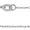 Platinum 1 mm Rope Chain