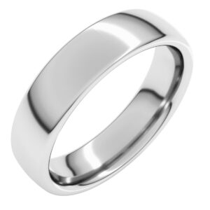 Platinum Comfort-Fit European-Style Wedding Band