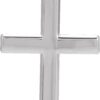 Platinum Cross Pendant, 24.5 x 16.5 mm