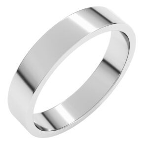 Platinum Flat Wedding Band