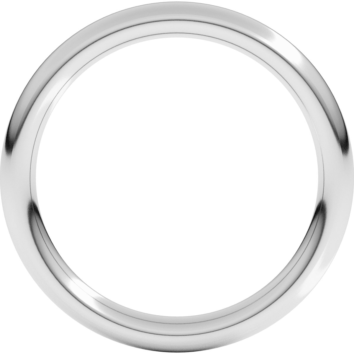 Platinum Heavyweight Comfort-Fit European-Style Wedding Band