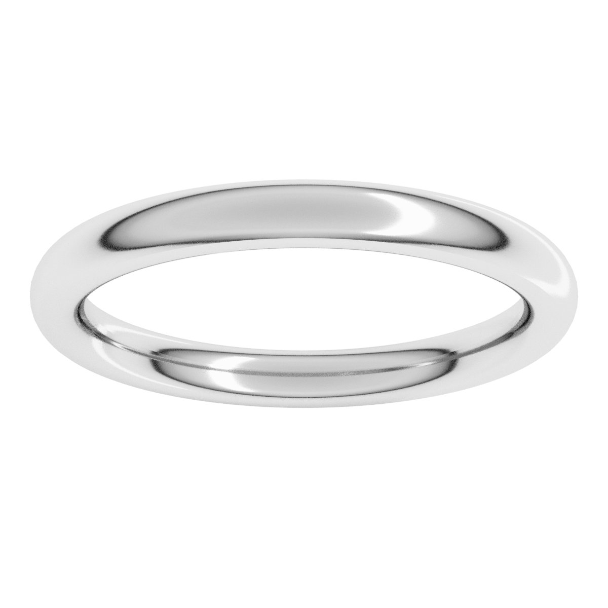 Platinum Heavyweight Comfort-Fit European-Style Wedding Band