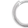 Platinum Hinged Hoop Earrings